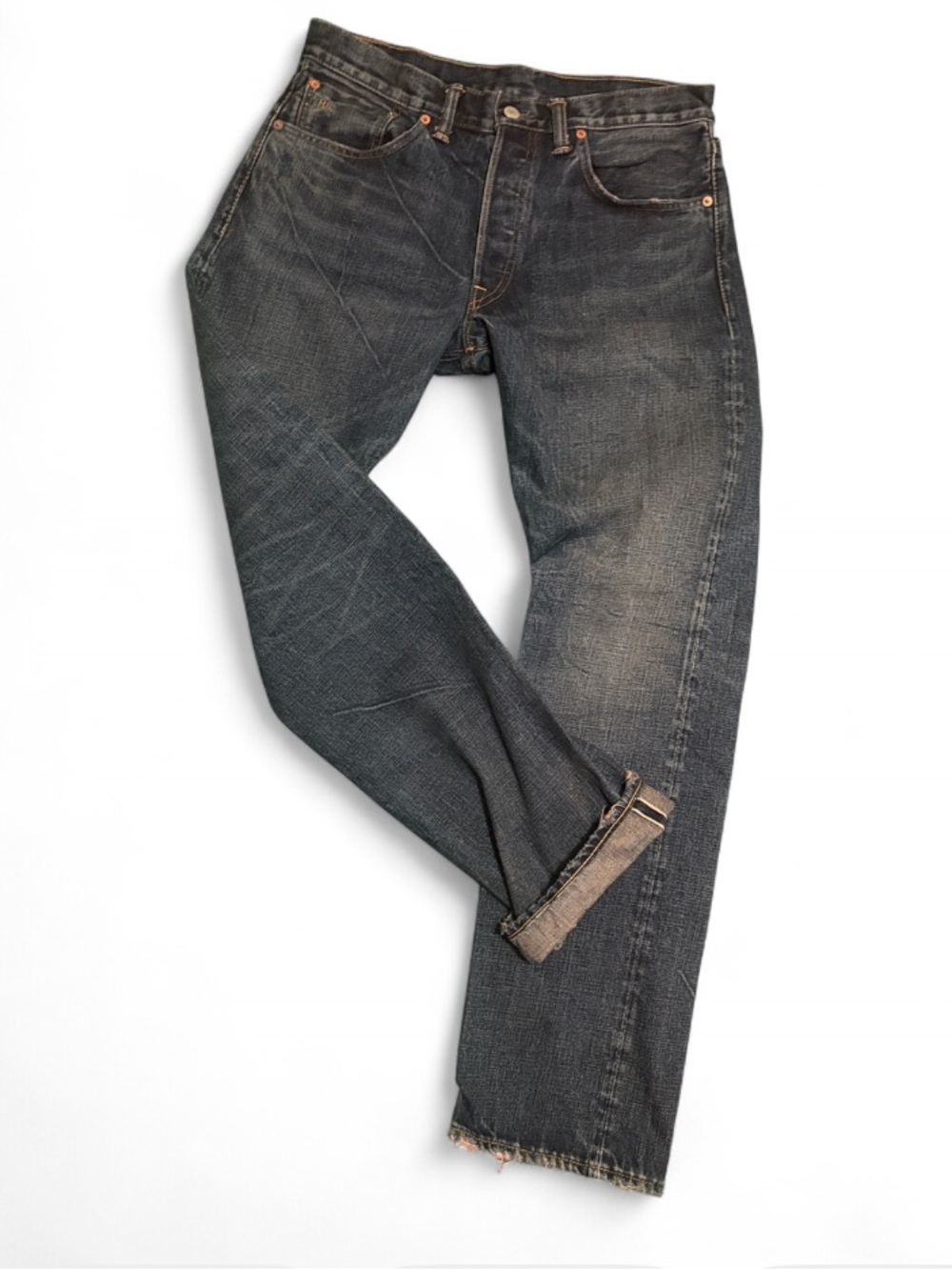 Ralph Lauren Double RL Japan Woven Selvedge Denim Straight Leg Jeans